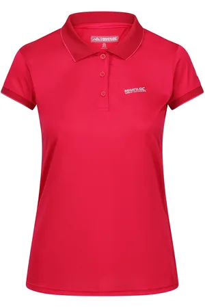Regatta Dames/dames Remex II Polo Hals T-Shirt (Roze toverdrank Solid)