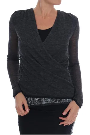 ERMANNO SCERVINO T-shirt Met Kanten Top En Lange Mouwen