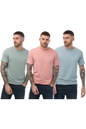 JACK & JONES Heren Jack Jones JXJ 3 Pack Crew T-Shirts in