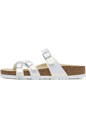 Birkenstock Franca Glanzende Hagedis Slippers