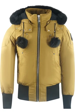 Moose Knuckles Debbie Bomber Brown Down Jacket