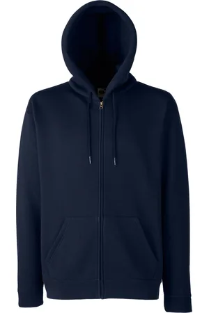 Fruit Of The Loom Heren Sweatshirt Met Capuchon (Donker Marine)