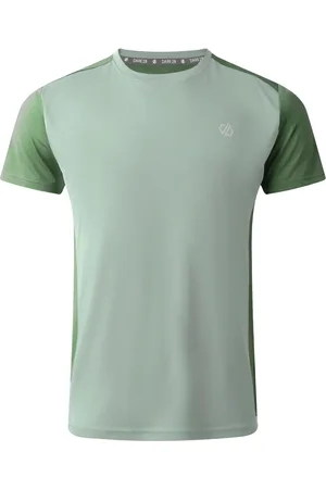 Dare 2B Heren Onzichtbaar III T-Shirt (Aqua grijs/randgroen)