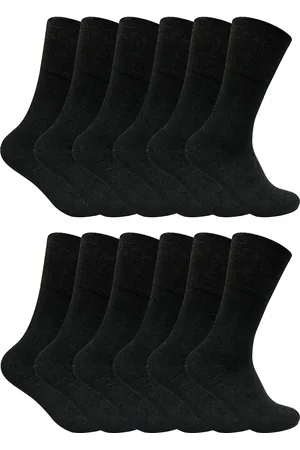 Sock Snob 12 paar thermo sokken zonder elastiek diabetische sokken voor heren