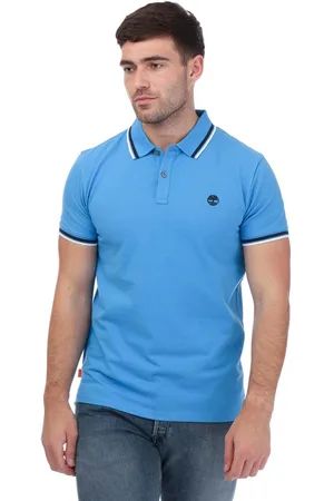 Timberland Heren Gestipte Korte Mouw Polo in