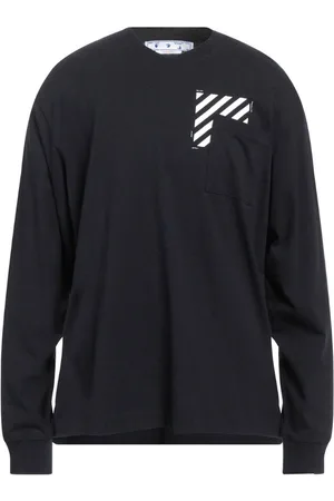 OFF-WHITE Diag Skate Pocket Long Sleeve Black T-Shirt