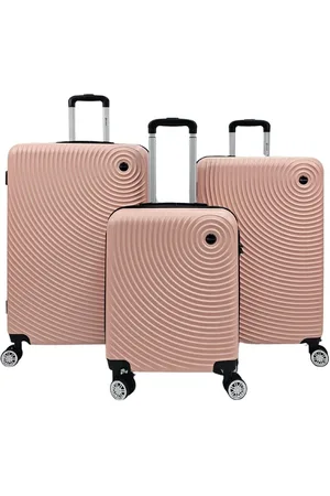 Infinity Hard Shell Rose Gold 8-wielige bagage reistas kofferset