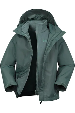 Mountain Warehouse Kinder/Kinder Fell 3 in 1 Waterafstotend Jasje (Donkere Khaki)