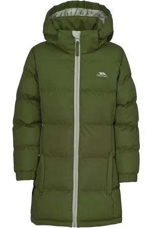 Trespass Meisjes Tiffy Gewatteerde Jas (Groen)