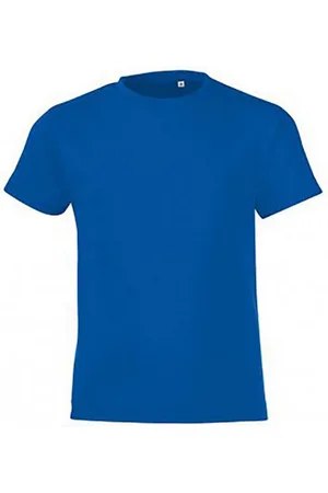 Sols Kinderen/Kinderen Regent Korte Mouwen Aangepast T-Shirt (Koningsblauw)