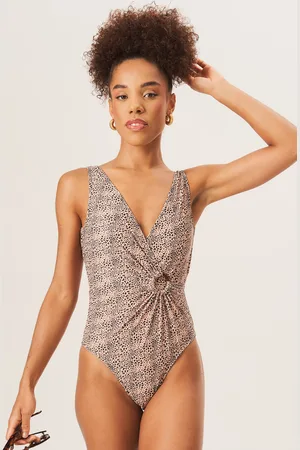 Gini London Badpak met D-ringdetail en overslag aan de voorkant
