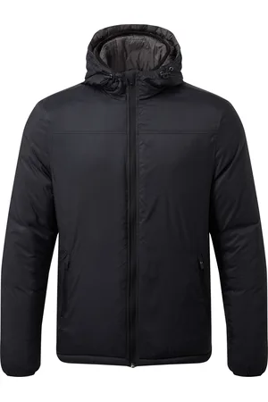 Asquith Herengewatteerd windjack (Marine/Charcoal)