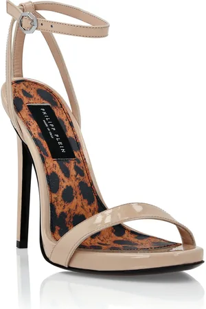 Philipp Plein Sandalen Hoge Hakken Leopard