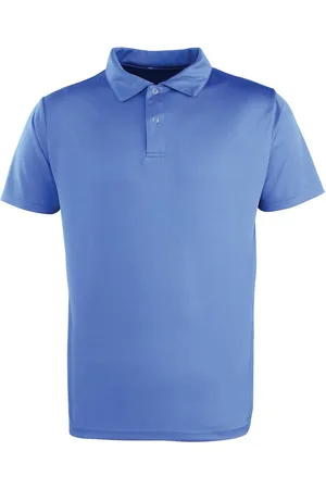 Premier Unisex Volwassen Coolchecker Piqué Poloshirt (Koningsblauw)