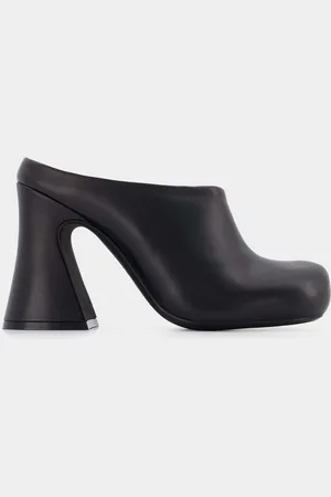 Marni Fussbett sandalen met hak in leer