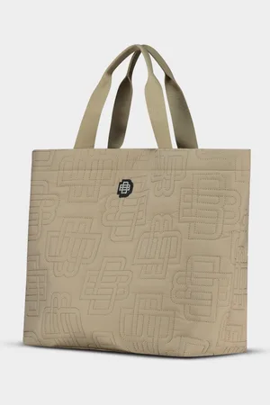 Black Bananas Monogram Quilted Tote Tas