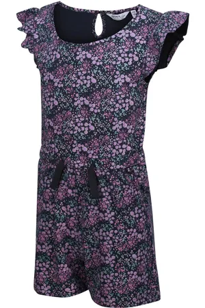Regatta Juniors Dasie jumpsuit in marine voor meisjes