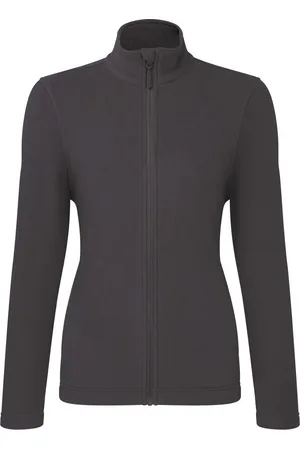 Premier Dames/Dames Recyclight Full Zip Fleecejack (Donkergrijs)
