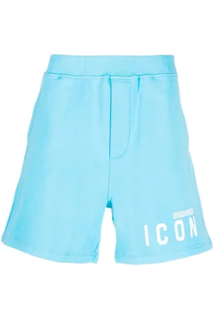 Dsquared2 Icon Logo Bedrukte Katoenen Korte Broek in