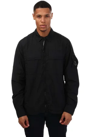 C.P. Company Herenoverhemd C.P. Bedrijf Tayon L met rits in marineblauw
