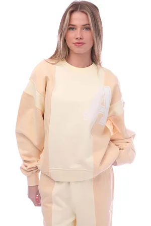 AMBUSH Dames Varsity Crewneck Sweatshirt in Off White
