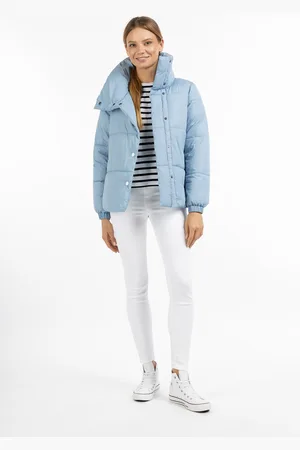 Dreimaster Gewatteerd winterjack Dames lichtblauw