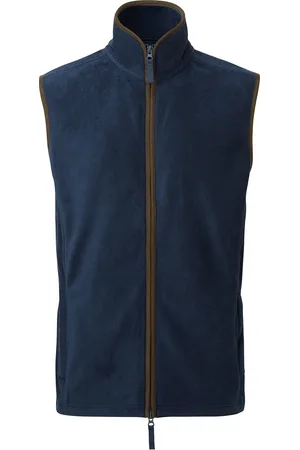 Premier Heren Artisan Fleece Gilet (Marine / Bruin)