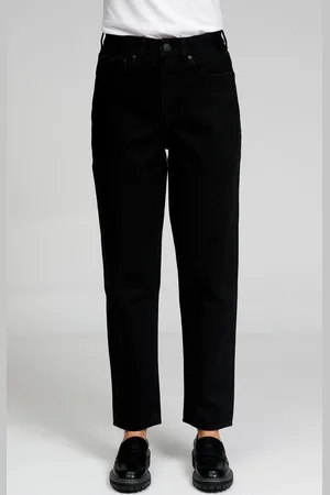 TeeShoppen De Originele Performance Mom Jeans - Zwarte Denim