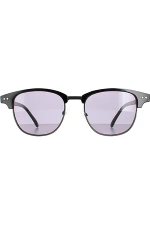 Calvin Klein Zonnebril CK20314S 001 Glanzende zwarte vaste rook