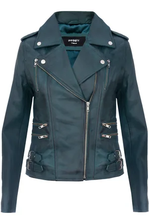 Infinity Dames leren Brando bikerjack-Loddon