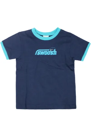 Nike Vintage Jongens Navy "Swoosh" T-Shirt
