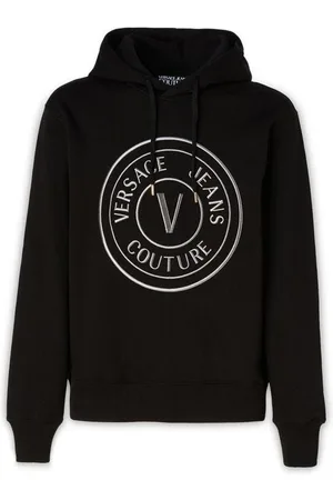 VERSACE Logo Details Sweatshirt Met Capuchon