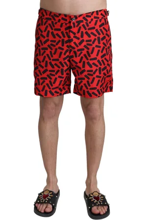 Dolce & Gabbana Gedessineerde strandkleding shorts