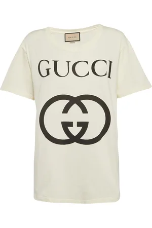 Gucci In elkaar grijpend GG-logo slim-fit T-shirt