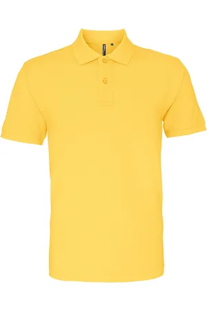 Asquith Heren Poloshirt met korte mouwen (Mosterd)