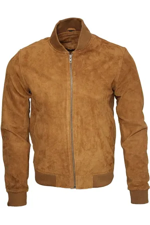 Infinity Varsity zacht suède leren bomberjack