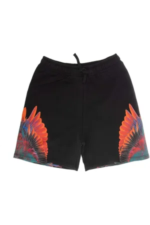 MARCELO BURLON Juniors Sunset Wings Relax Sweat Shorts voor jongens in