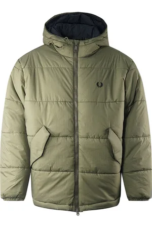 Fred Perry Uniform Green Primaloft Isulated Hooded Jacket
