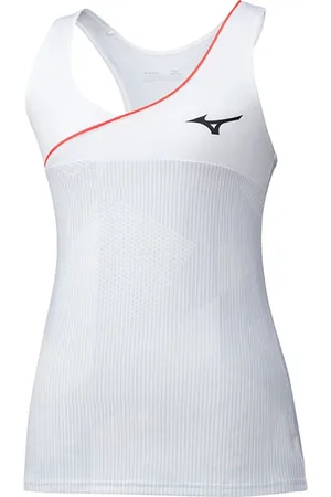 Mizuno Bedrukte Witte Damestanktop