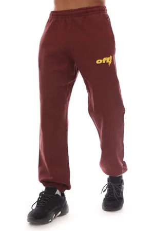 OFF-WHITE Heren Off White Thunder Stable Slim Sweatpants in