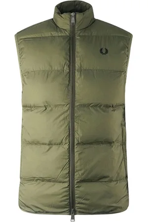 Fred Perry Geïsoleerd gewatteerd uniform giletjack
