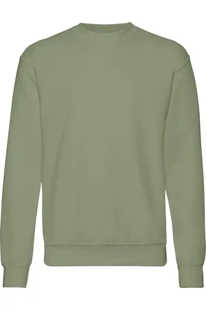 Fruit Of The Loom Heren Set-In Belcoro® garen Sweatshirt (Klassieke Olijf)