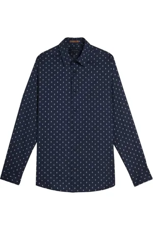 Ted Baker Area Heren Geometrisch Print Shirt