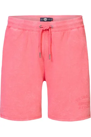 Petrol Industries Heren Plus Size Jogging Short Shoreline - Roze