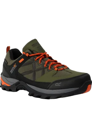 Regatta Heren Samaris III Laag Loopschoenen (Cypresgroen/Blaze oranje)