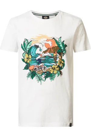 Petrol Industries Jongens Artwork T-shirt Zephyr