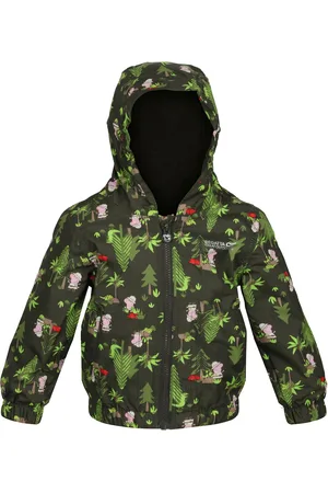 Regatta Gewatteerd kinder/kleuterjasje Muddy Puddle (Donkere Khaki)