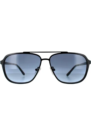 Guess GF0184 02W matzwarte blauwe zonnebril met kleurverloop