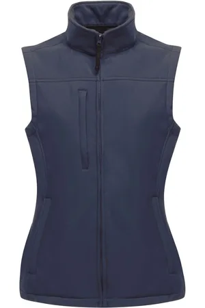 Regatta Dames/dames Flux Softshell Bodywarmer / Mouwloos Jasje (Waterafstotend & Windbestendig) (Marine/ )