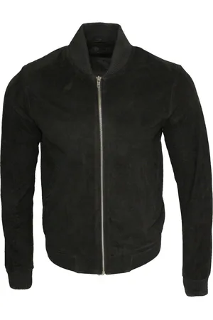 Infinity Varsity zacht suède leren bomberjack